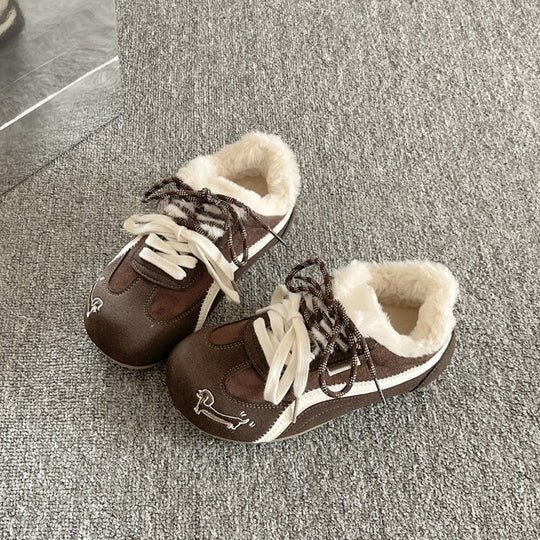Damen Sportliche Sneakers mit kuscheligem Innenfutter und strapazierfähigem Obermaterial R&B