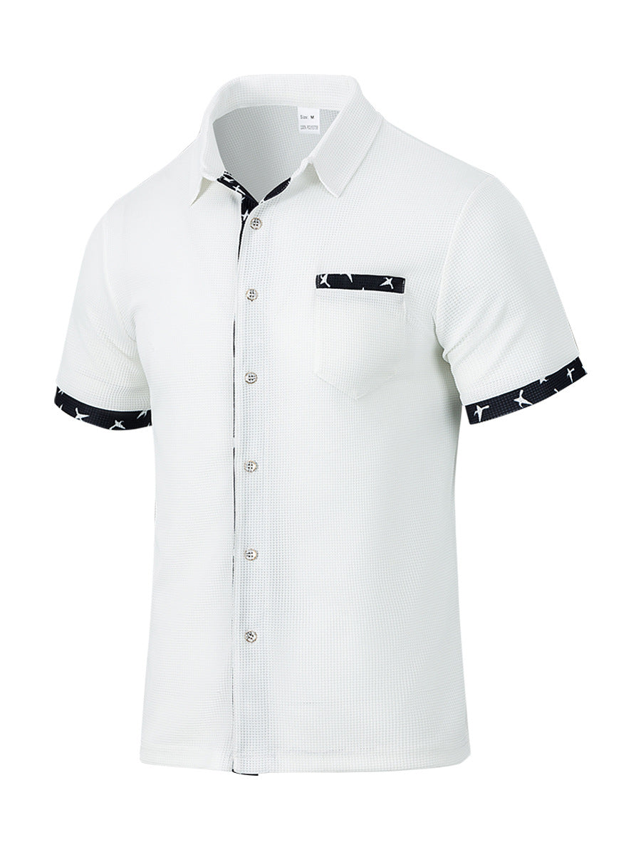 R&B | Kontrastierendes Hip Hop T-Shirt