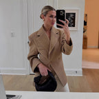 Damen Eleganter Zweireiher Blazer im modernen Schnitt R&B