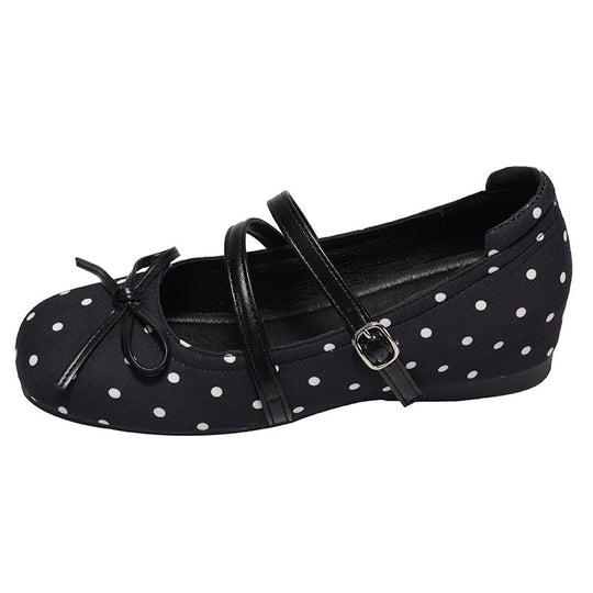 Damen Ballerinas mit komfortablem Fußbett und dekorativem Riemen R&B