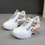 Damen Sportliche Sneaker mit modischen Designelementen und dämpfender Laufsohle R&B