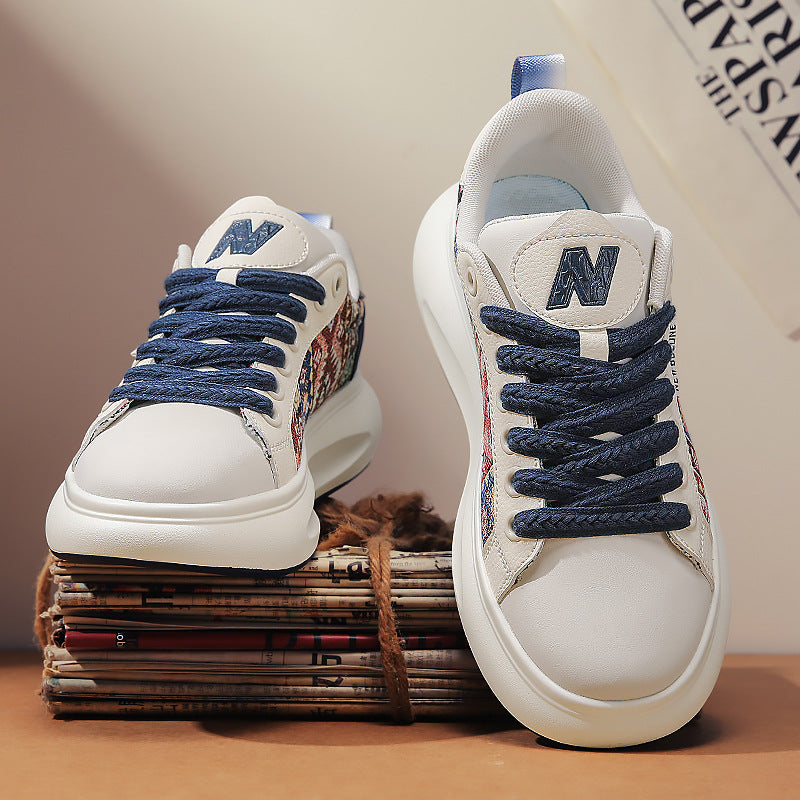 Damen Freizeit Sneaker mit modischer Textil-Oberfläche und bequemer Dämpfung R&B