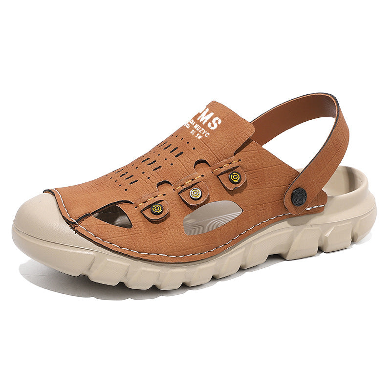 Herren Atmungsaktive Outdoor-Sandalen mit flexiblem Fußbett und rutschfester Sohle R&B