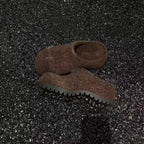 Damen Clogs aus hochwertigem Filz mit robustem Profil und rutschfester Sohle R&B