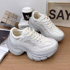 Damen Chunky Sneakers mit modischem Obermaterial und stabiler Sohlenkonstruktion R&B