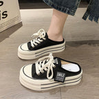 Damen Plattform-Sneaker mit lässiger Slip-On Konstruktion und strapazierfähiger Sohle