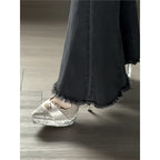 Damen elegante High Heel Pumps mit raffinierten Perlenakzenten R&B