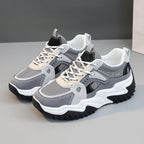 Damen Sportliche Sneakers mit atmungsaktiver Netzstruktur und griffiger Sohle R&B