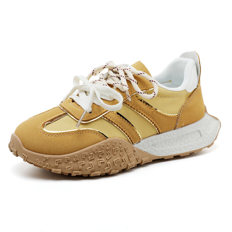 Damen Sportliche Luxus Sneakers mit atmungsaktiver Netzoberfläche und dämpfender Sohle R&B
