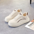 Damen modische Sneakers mit dicken Profilsohlen und atmungsaktivem Obermaterial R&B