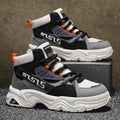 Damen Sportliche High-Top Sneakers mit kontrastierenden Designs und rutschfester Sohle R&B
