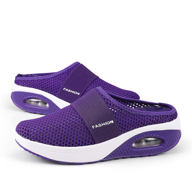 Damen Atmungsaktive Clogs mit dämpfender Sohle und flexibler Passform R&B