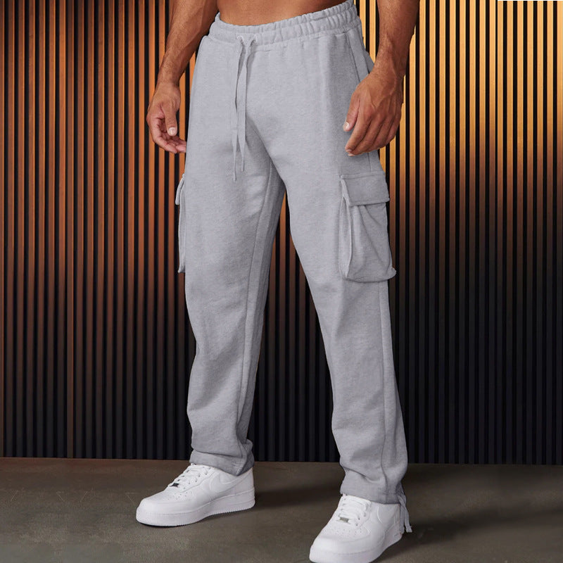 Herren Cargo-Jogginghose mit verstellbarem Bund und praktischen Seitentaschen R&B