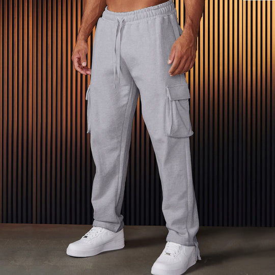 Herren Cargo-Jogginghose mit verstellbarem Bund und praktischen Seitentaschen R&B