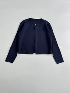 Damen elegante Strickjacke mit dekorativer Knopfdetails R&B