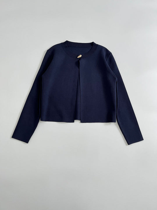 Damen elegante Strickjacke mit dekorativer Knopfdetails R&B