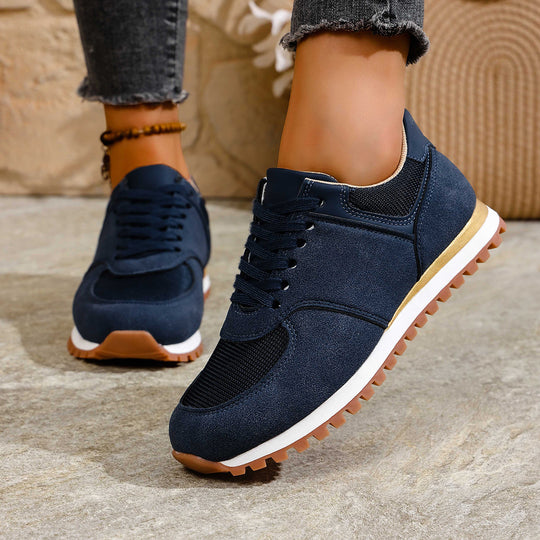 Damen Sportliche Freizeitsneaker mit atmungsaktivem Obermaterial und rutschfester Sohle R&B