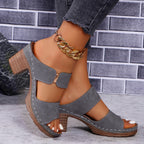 Damen Bequeme und stilvolle Absatzsandalen R&B