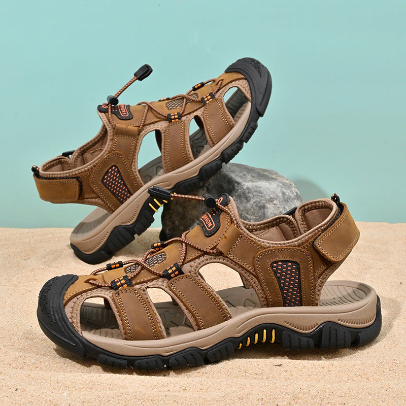 Damen Sportliche Outdoor-Sandalen mit schnellschnürbarem System und stabiler Sohle R&B