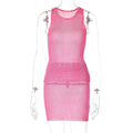 Damen Netzkleid mit figurbetonender Silhouette R&B