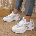 Damen Trendige und bequeme Chunky Sneaker mit atmungsaktivem Mesh-Obermaterial R&B