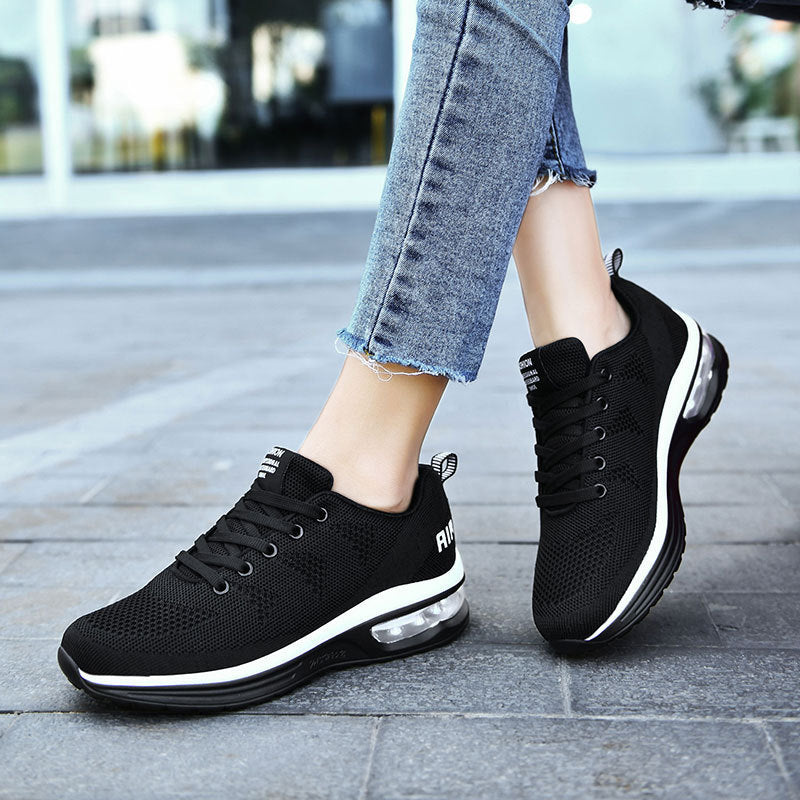 Damen Luftige Freizeitsneaker mit atmungsaktivem Mesh-Obermaterial und dämpfender Sohle R&B