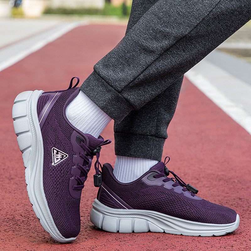 Damen Sportliche Sneakers mit atmungsaktivem Mesh und rutschfester Sohle