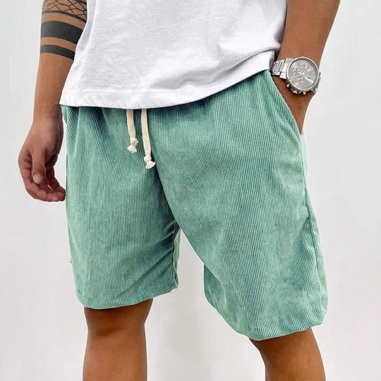 R&B | Herren Casual Kordelzug Cord Shorts