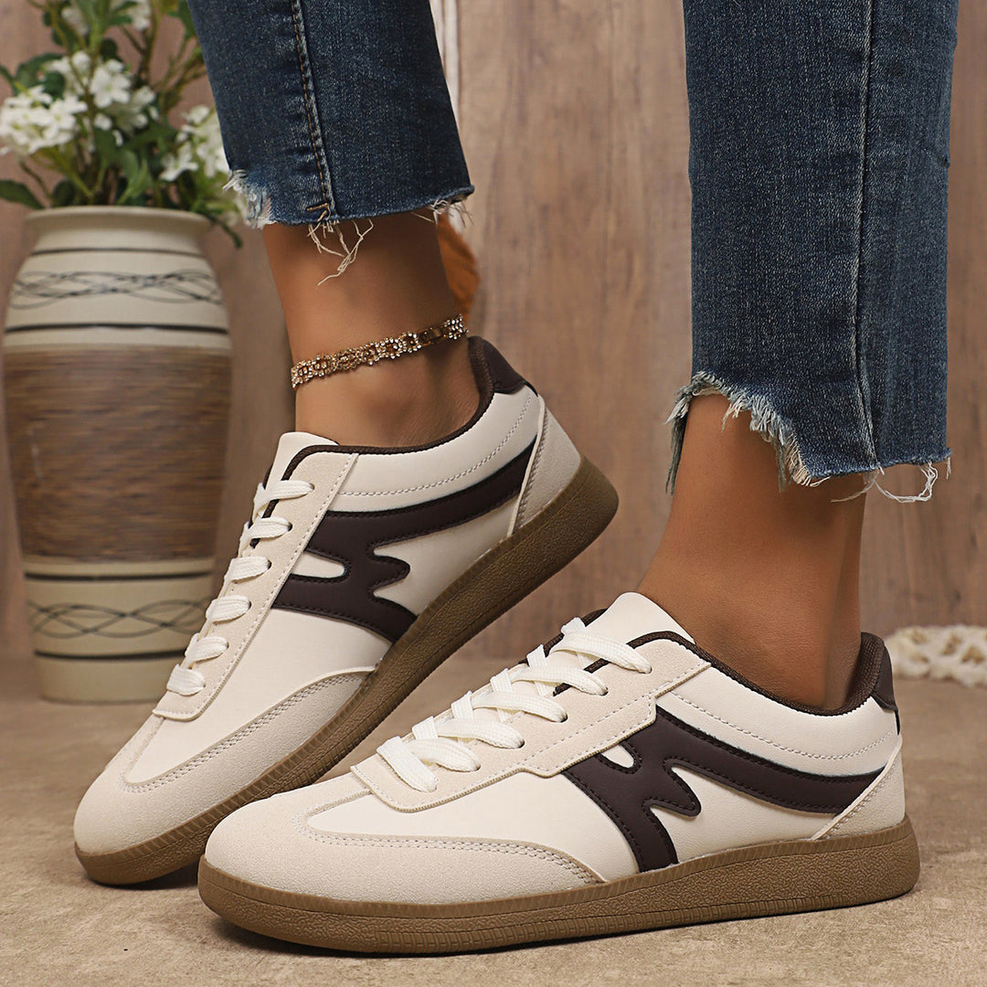 Damen Sportliche Sneaker mit atmungsaktivem Obermaterial und rutschfester Sohle R&B