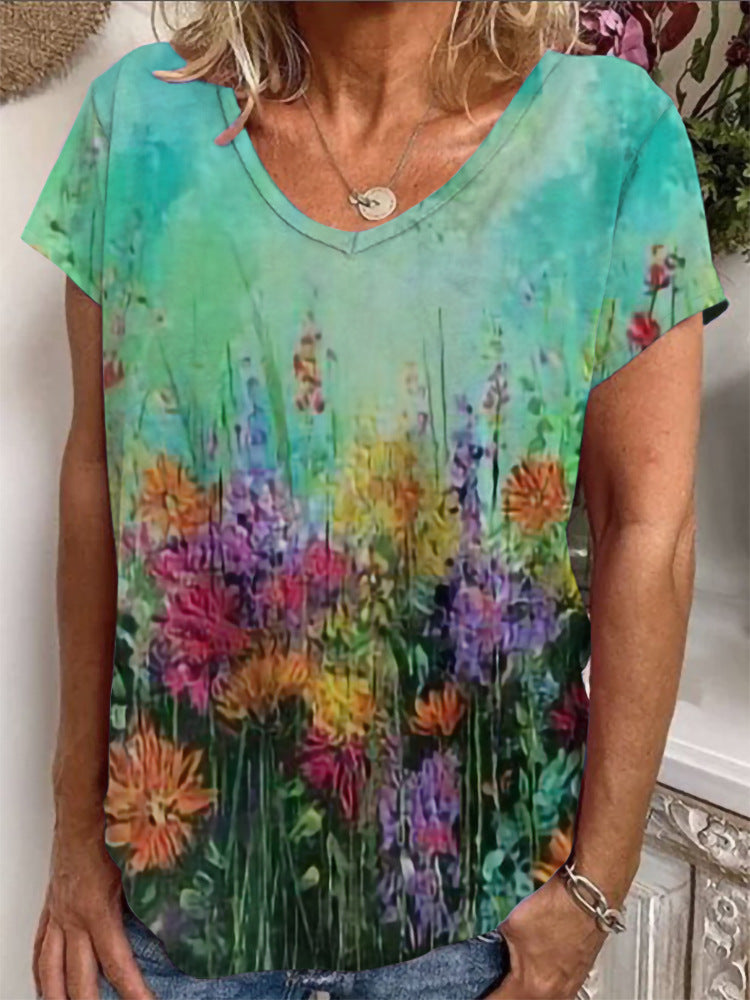 Damen Lockere Bluse mit buntem Paisleymuster R&B