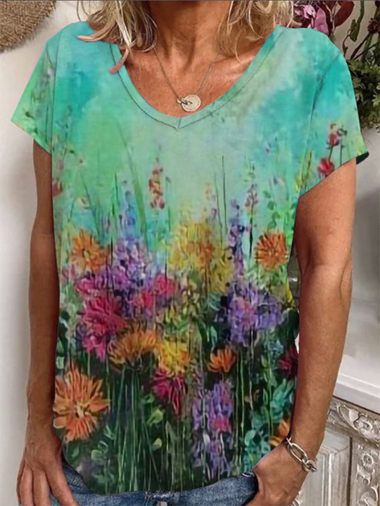 Damen Lockere Bluse mit buntem Paisleymuster R&B