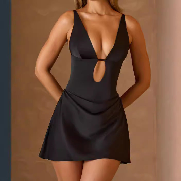Damen Décolleté Kleid R&B