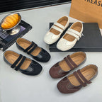 Damen Ballerina-Schuhe mit doppelt verstellbarem Riemen R&B