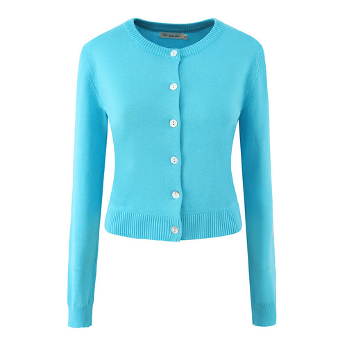 Damen Strickjacke mit eleganten Knöpfen und figurfreundlichem Schnitt R&B