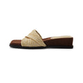 Damen Slip-On Sandalen mit modischem Flecht-Design