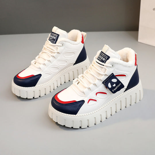 Damen High-Top Sneaker mit bequemer Fütterung und sportlichem Design R&B