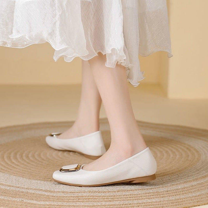 Damen Elegante Ballerinas mit funkelndem Schmuckdetail R&B