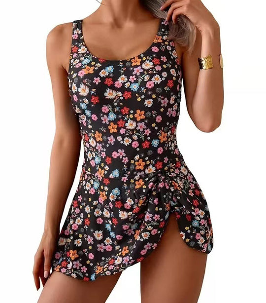 Damen Schwimmanzug mit stilvollem Rockteil R&B