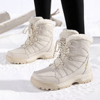 Damen Isolierte Winterstiefel mit rutschfester Sohle und wärmendem Futter R&B