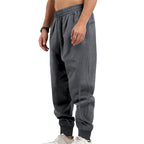 Herren sportliche Jogginghose mit elastischem Bund und Taschen R&B