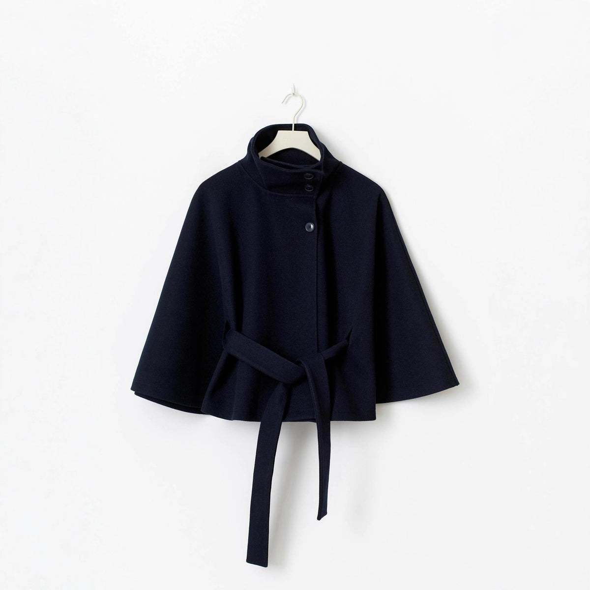 Damen Relaxed Fit Umhangjacke mit Bindegürtel R&B