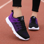 Damen Sportliche Lauf-Sneaker mit atmungsaktiver Mesh-Oberfläche R&B