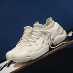 Damen Sportliche High-Performance Sneakers mit atmungsaktiver Strickoberfläche R&B