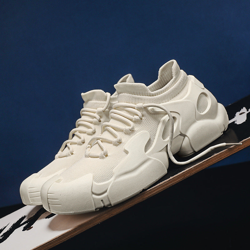 Damen Sportliche High-Performance Sneakers mit atmungsaktiver Strickoberfläche R&B