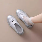 Damen Komfortable Slip-On Sneakers mit elastischem Riemen und weich gepolstertem Innenfutter R&B