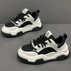 Damen Sportliche Chunky Sneakers mit ausgeprägtem Profil und atmungsaktiver Obermaterialstruktur