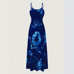 Damen Maxikleid mit elegantem floralem Druck und modischem Schnitt R&B