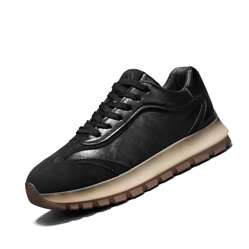 Damen Elegante und bequeme Sneakers mit weichem Leder und dämpfender Sohle R&B
