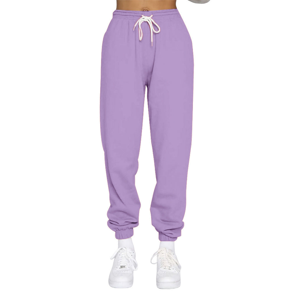 Damen Komfortable Jogginghose mit verstellbarem Bund und elastischen Bündchen R&B