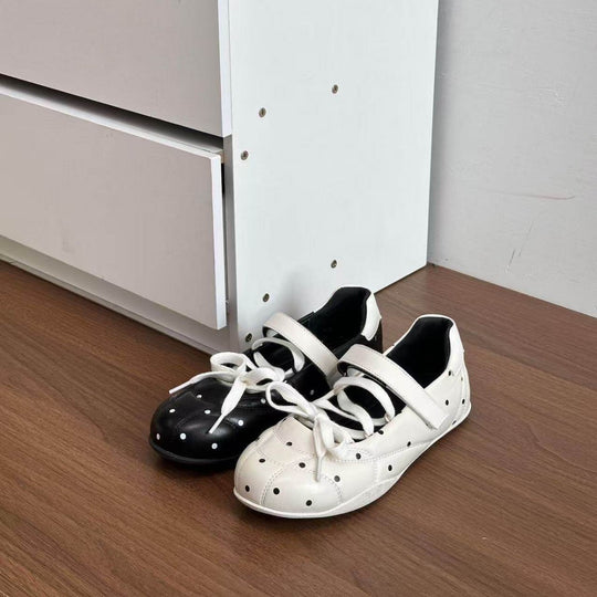 Damen Freizeit Sneakers mit punktemuster und flexiblem Obermaterial R&B